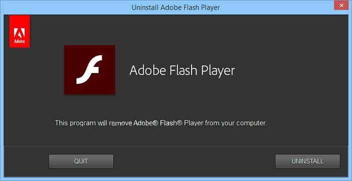 Adobe Flash Player Uninstall Tool